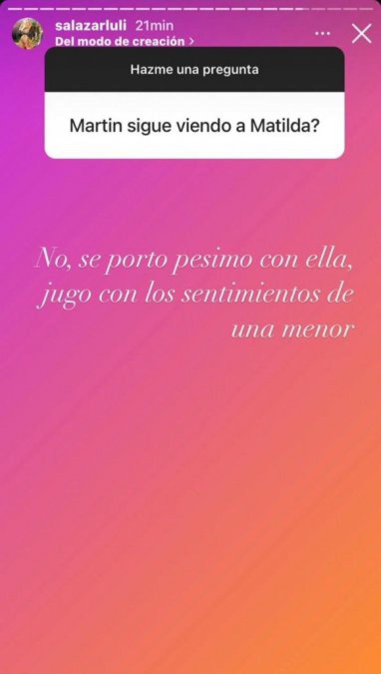 Luciana Salazar confesó que le fue infiel a Martín Redrado