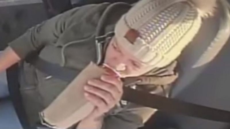 Video: chofer de transporte escolar tomando cerveza mientras conduce