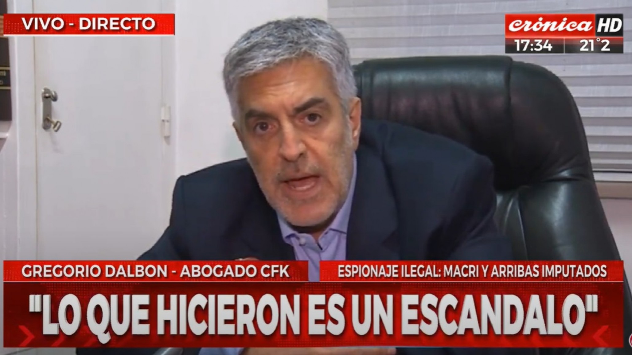 El abogado de Cristina “No es novedad que Macri espíe”
