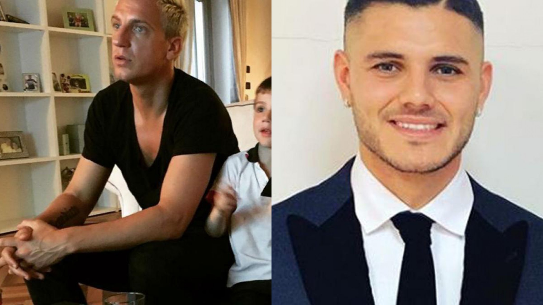 Mauro Icardi posó sólo con los hijos de Maxi López por el Día del Padre