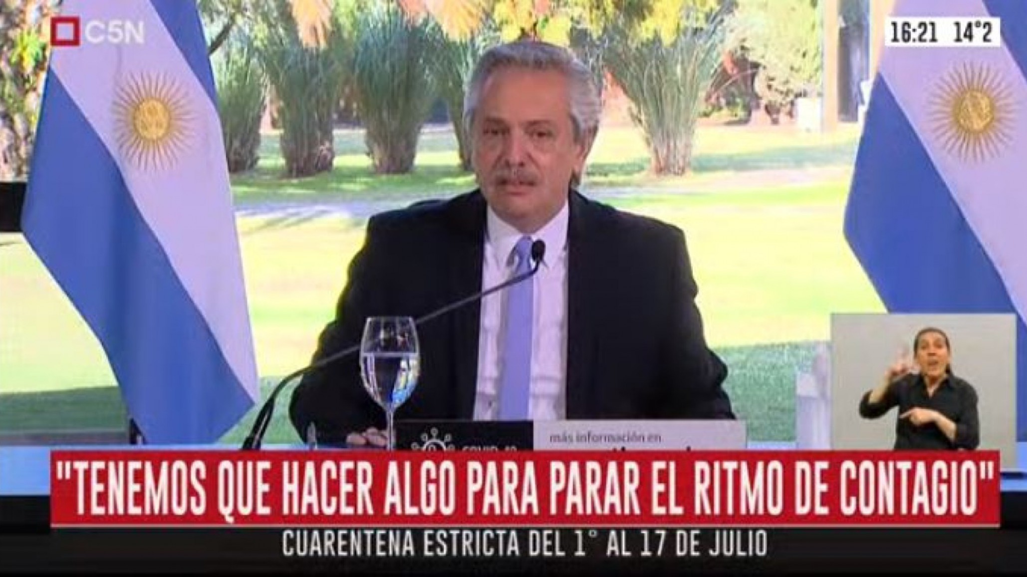 Alberto Fernández anuncia medidas en el AMBA: “Tenemos que hacer algo para parar el ritmo del contagio”