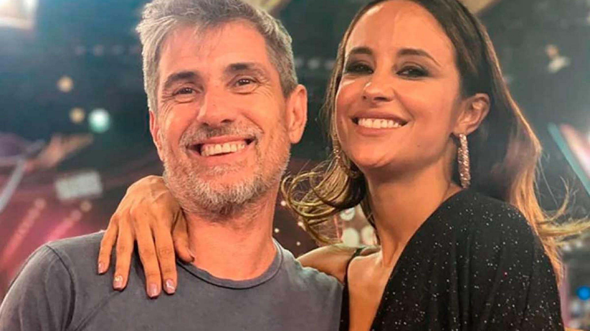 Lourdes Sánchez mostró un desopilante accidente del Chato Prada limpiando