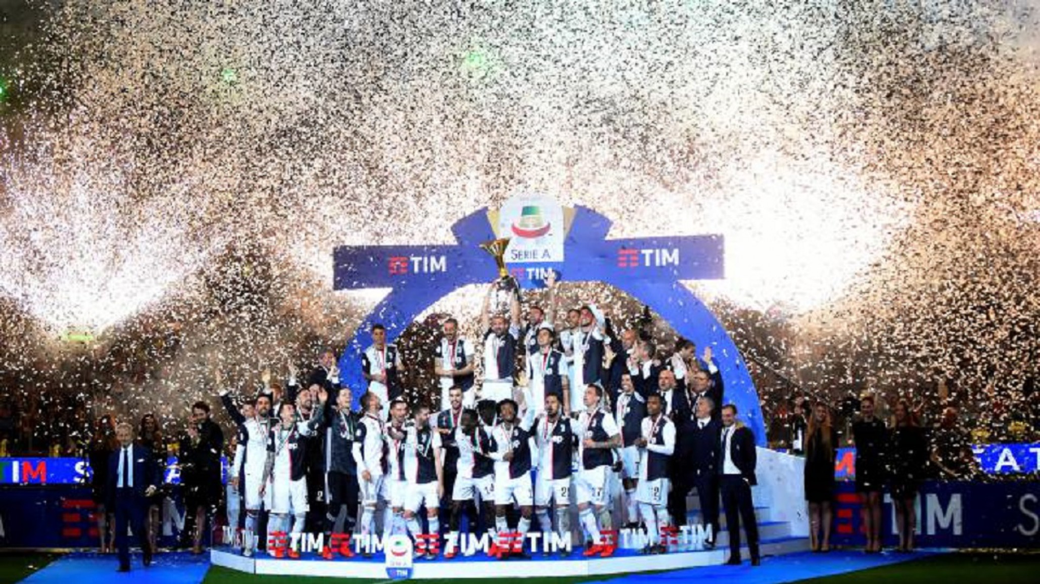 Juventus venció a la Sampdoria y se consagró campeón de Italia