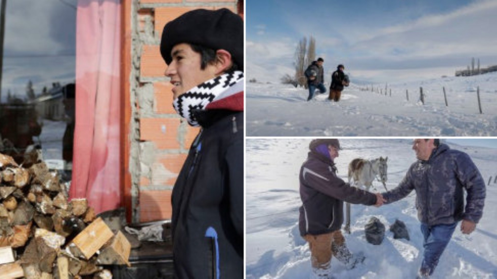 Chubut : Hay 14 parajes aislados por la nieve acumulada