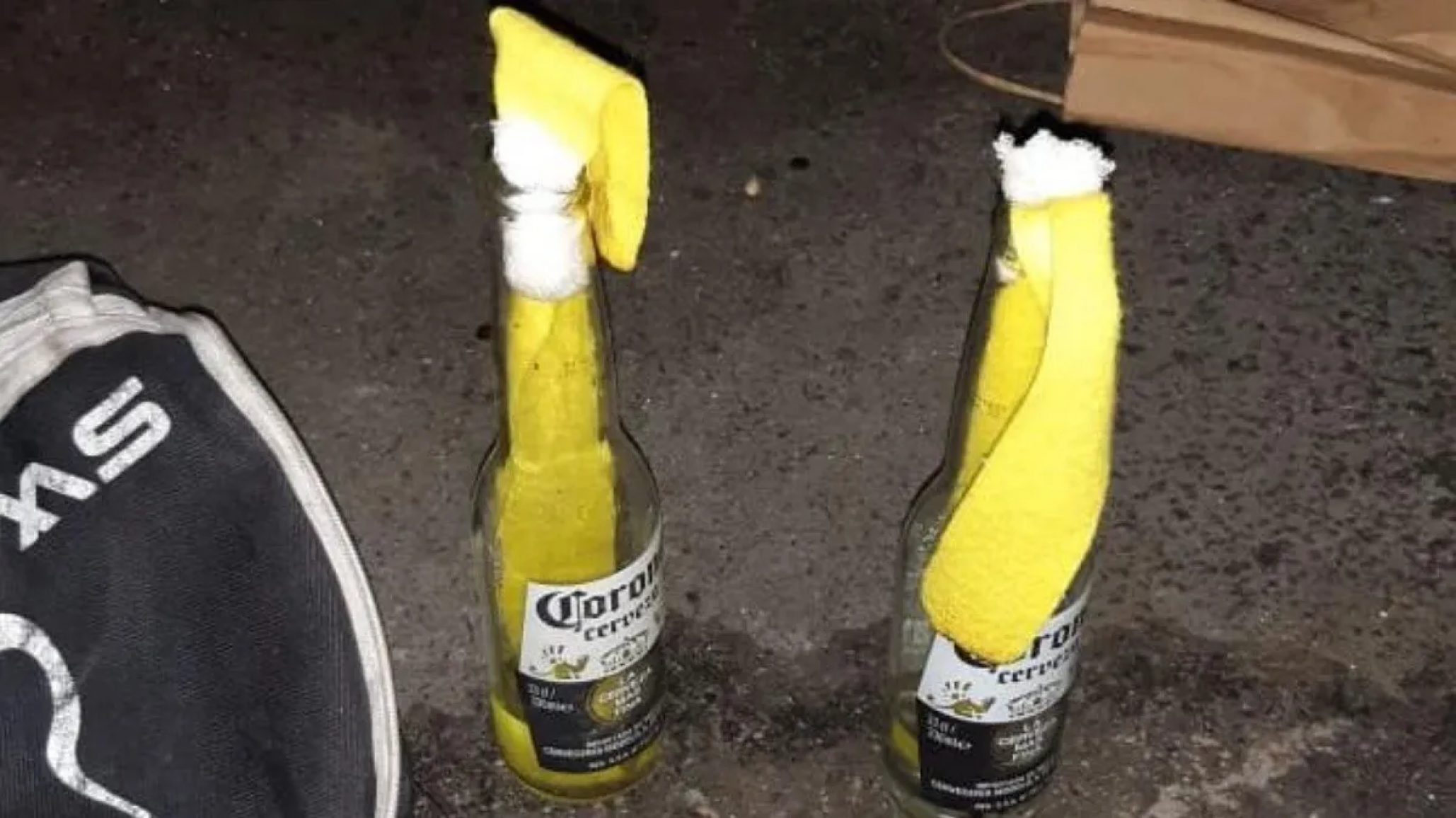 Detuvieron a un hombre con dos cócteles molotov