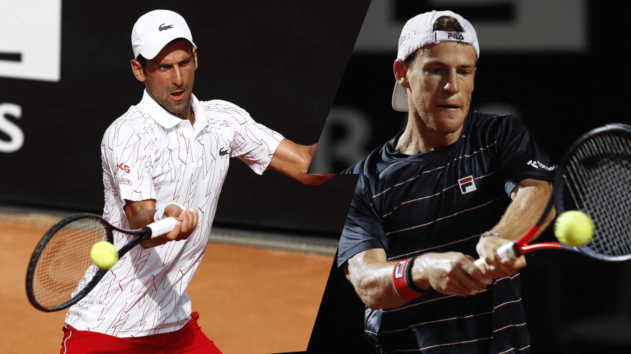 Diego Schwartzman perdió con Novak Djokovic