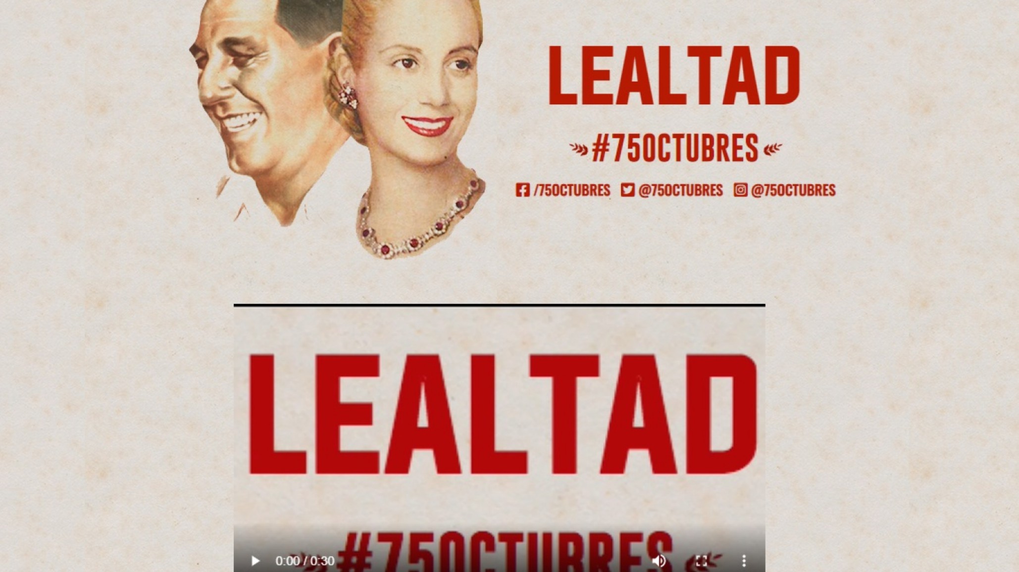 Día de la Lealtad: Así se preparan para 75 octubres