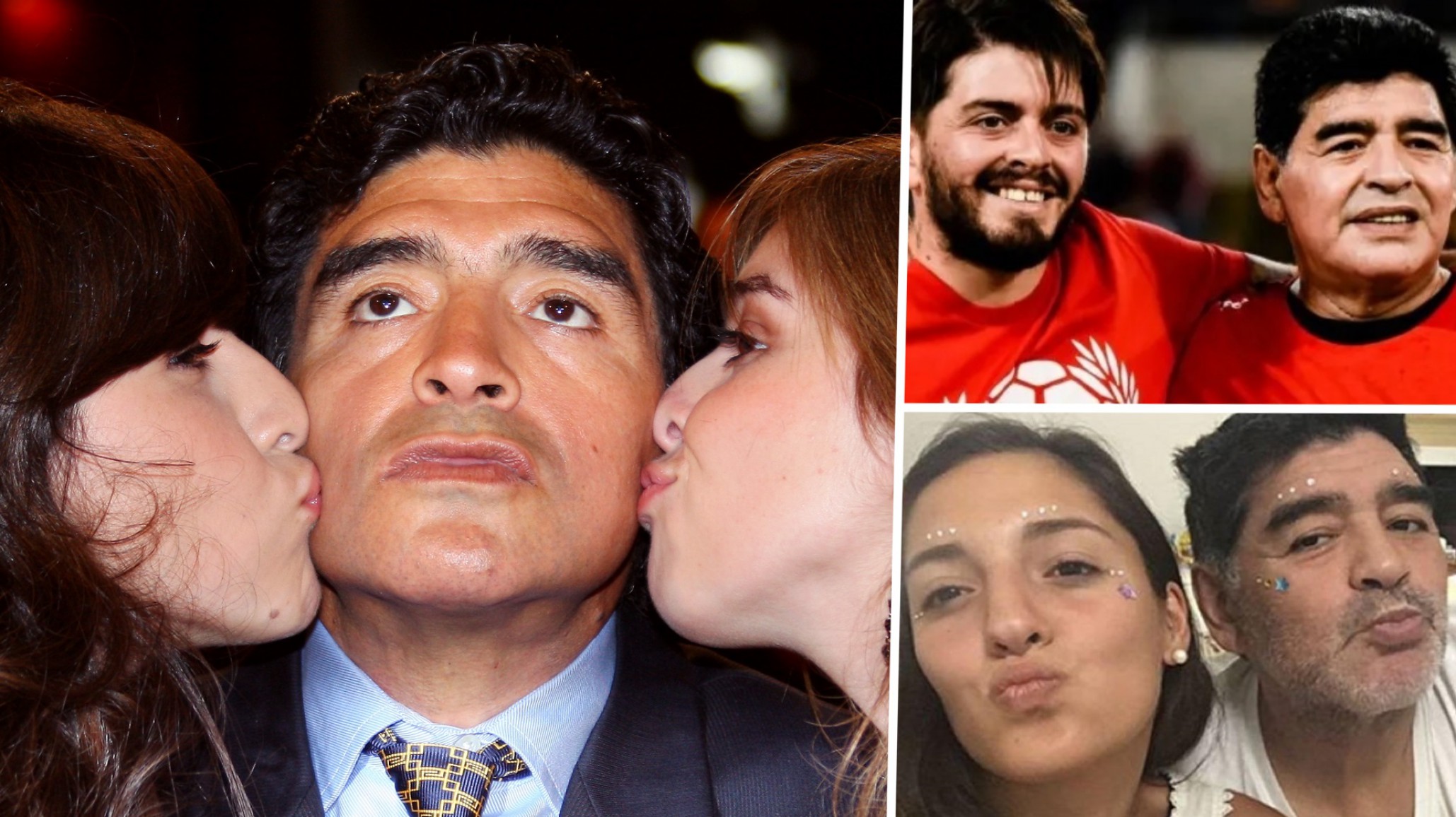Diego Jr, Dalma, Gianinna y Jana niegan que hayan pedido la tutela de Diego Maradona