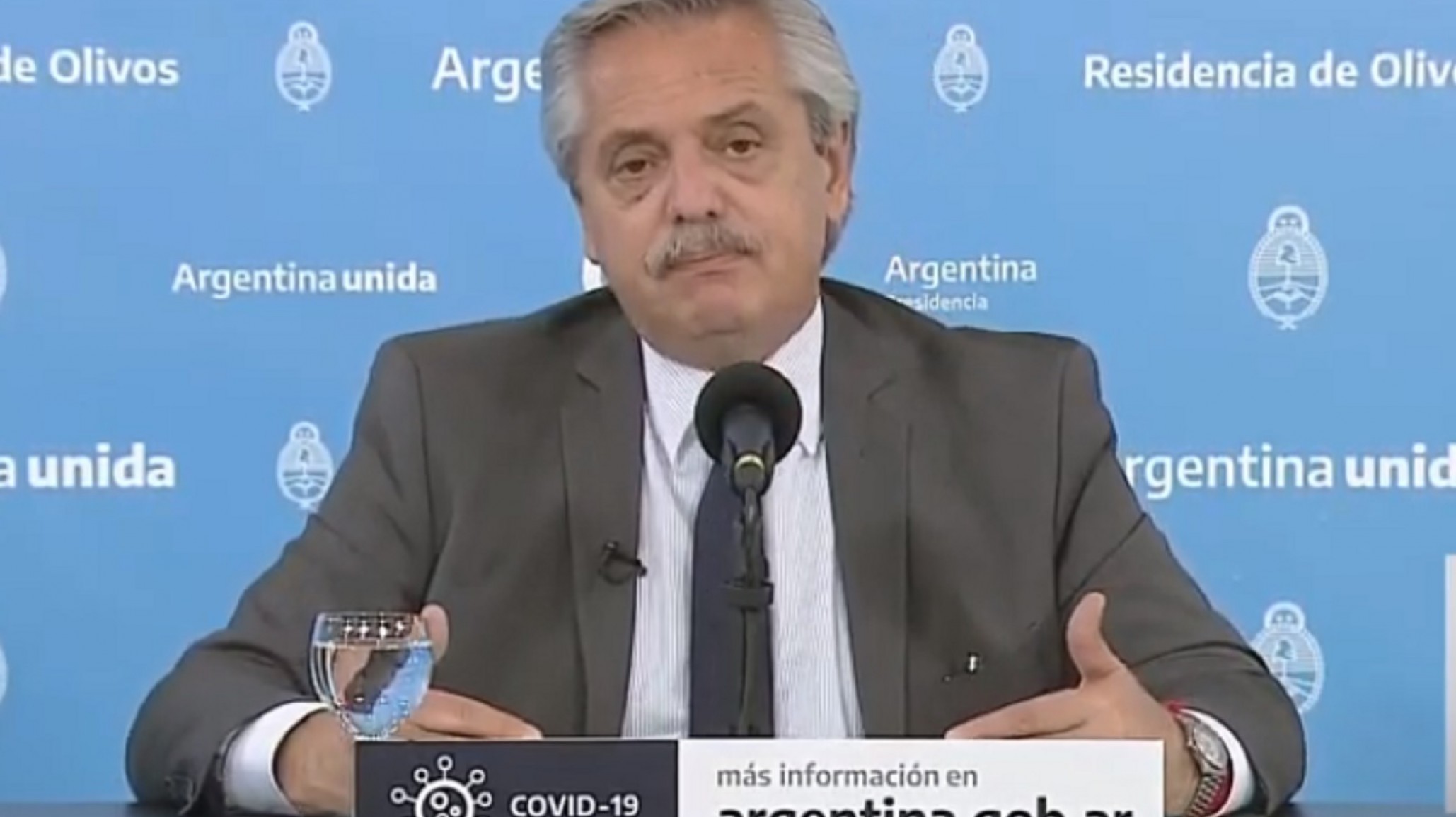 Alberto Fernández: “es hora de que el AMBA pase al Dispo”