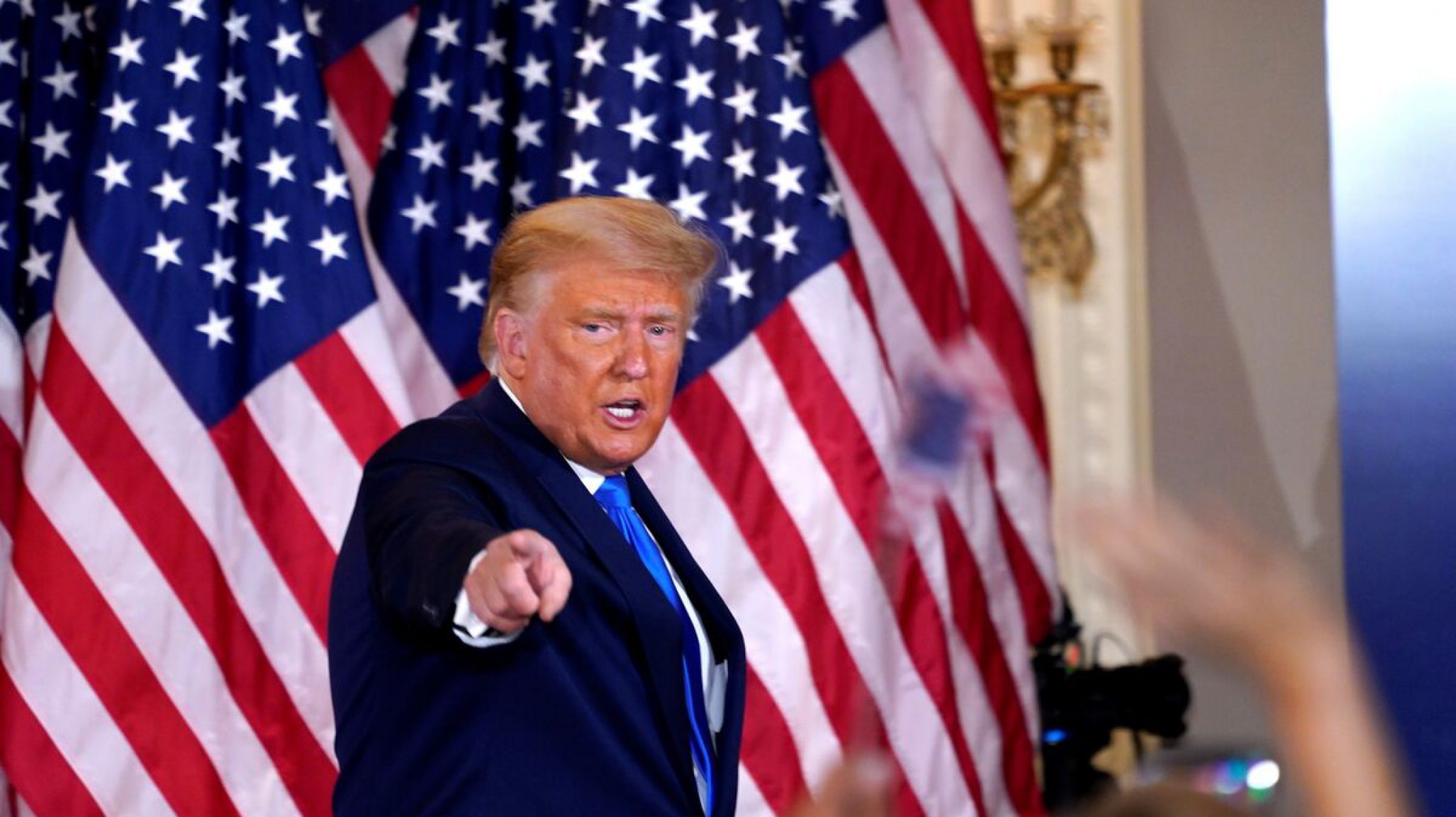 Donald Trump aseguró que “Joe Biden no puede adjudicarse erróneamente la presidencia”