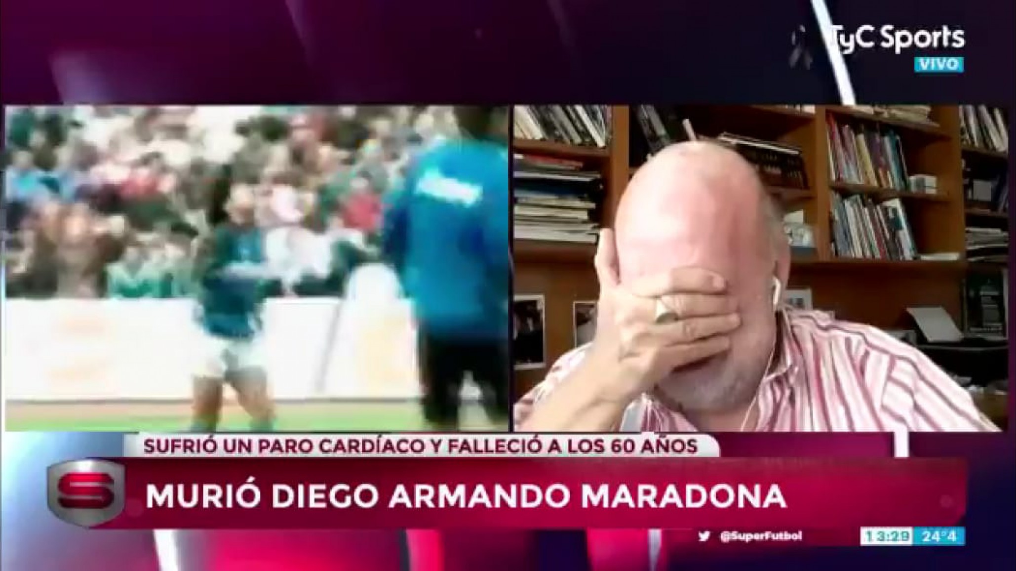 El dolor de Horacio Pagani al comunicar la muerte de Maradona: ”Estuvo jugando a que no se moría”