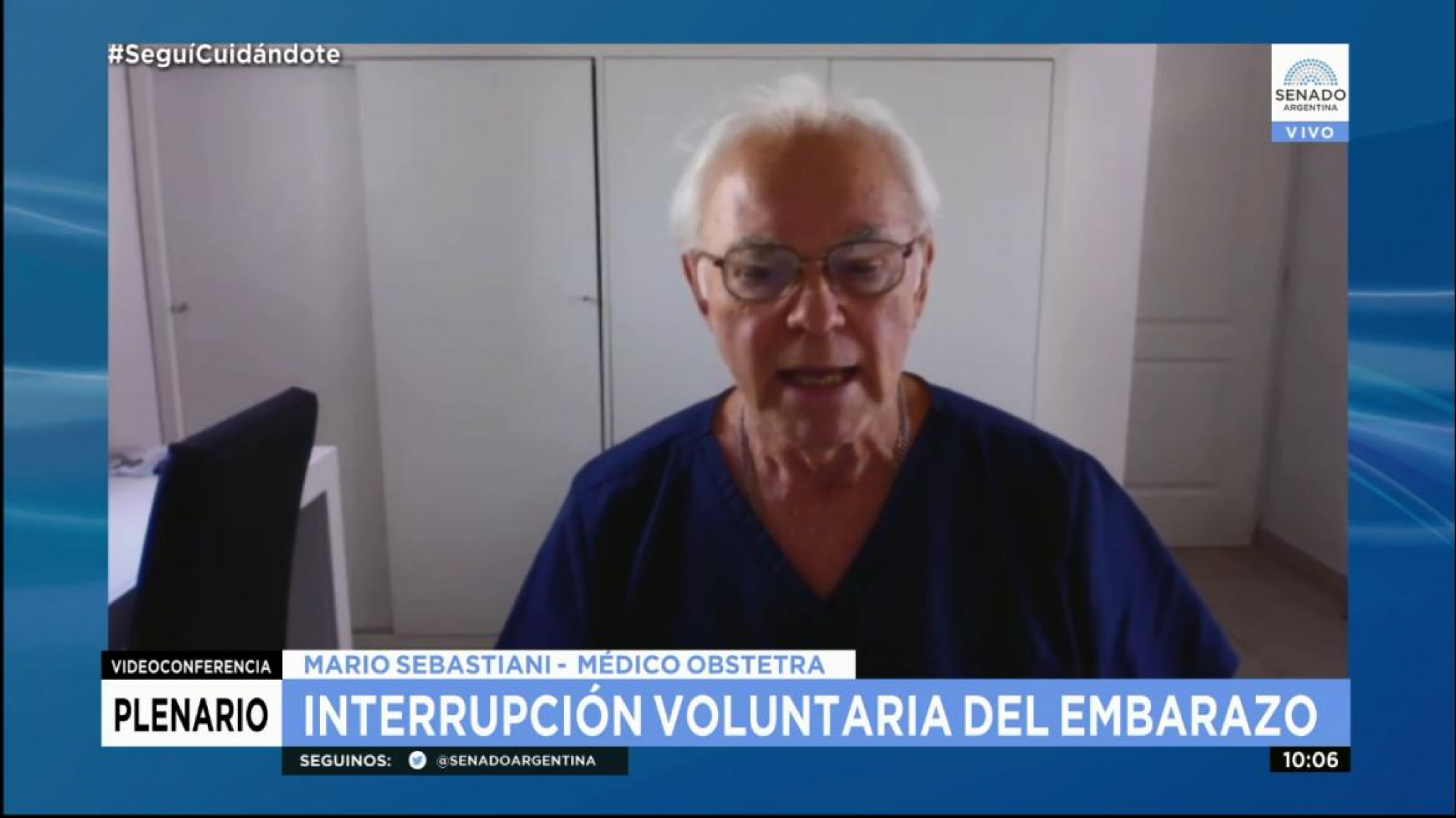 Médico en el Senado: “Si hay libertad para tener hijos, tiene que haber libertad para no tenerlos
