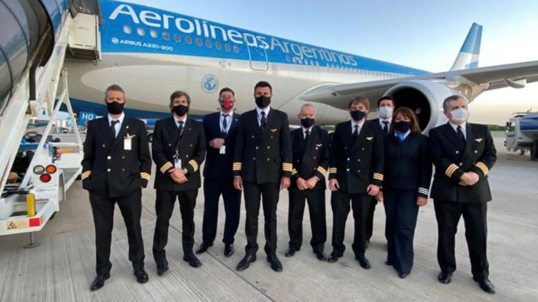 Despegó el segundo avión de Aerolíneas Argentinas hacia Rusia
