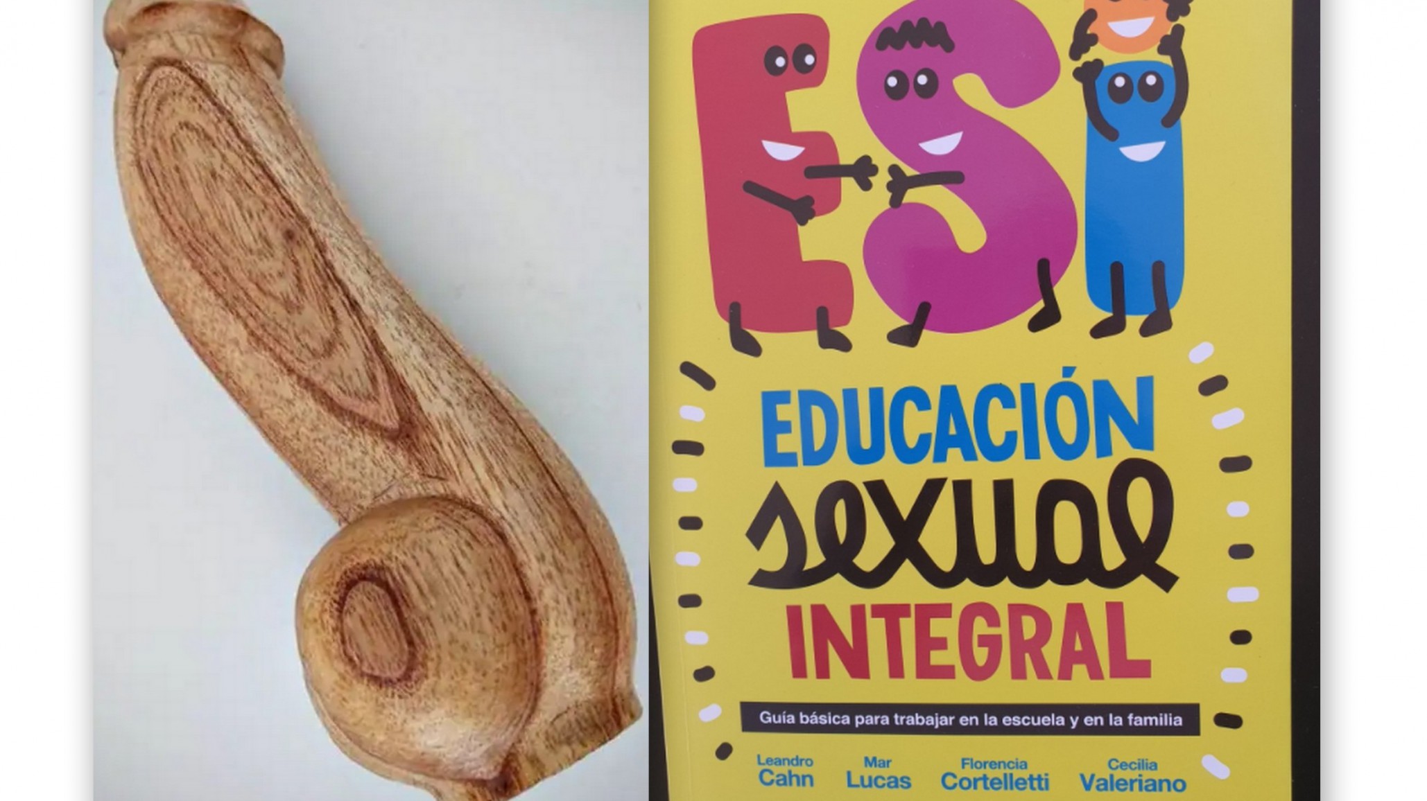 Tras la polémica por los penes de madera Cahn mandó “a leer”