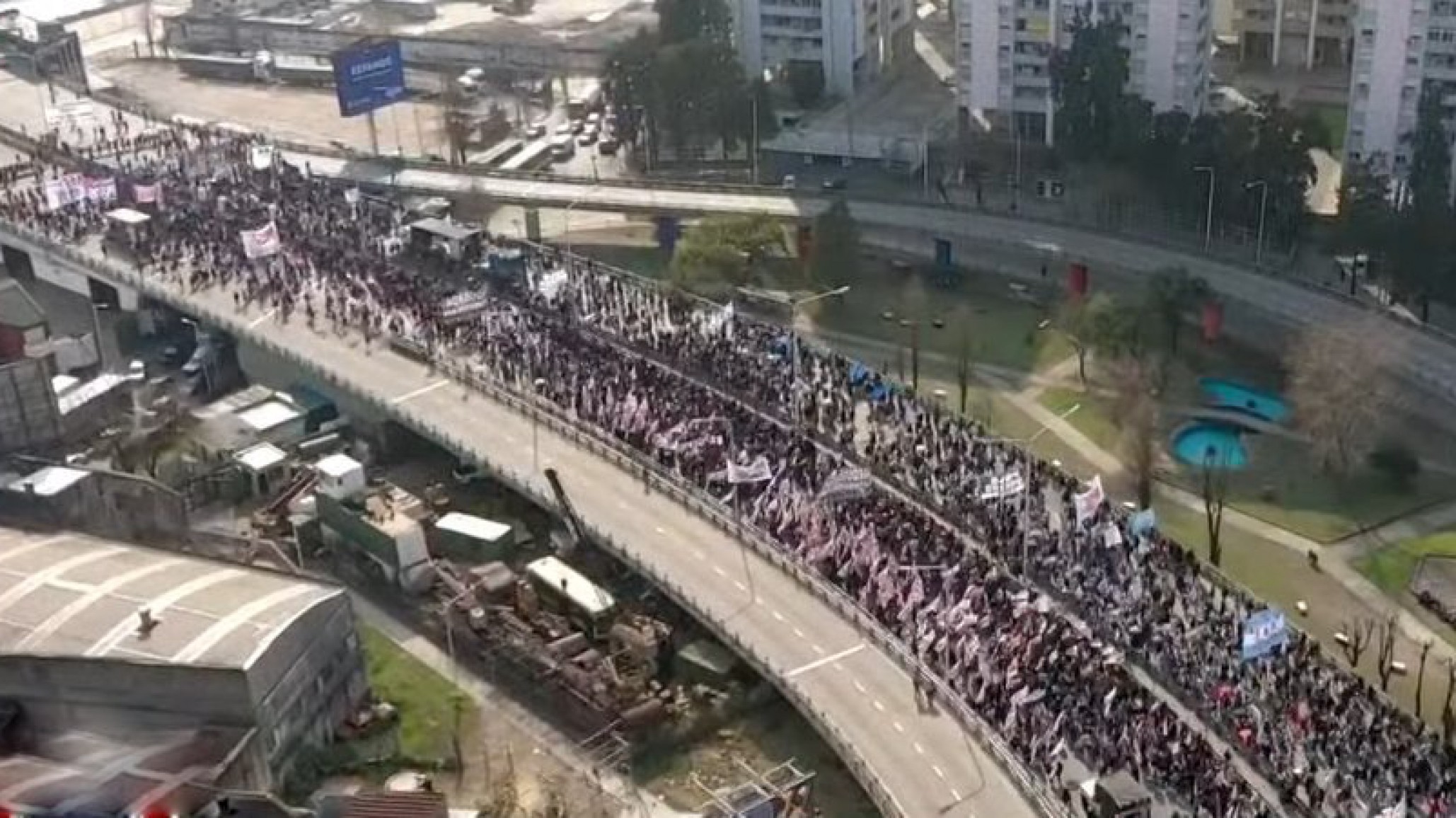 Corte en Puente Pueyrredón: segundo día de protestas