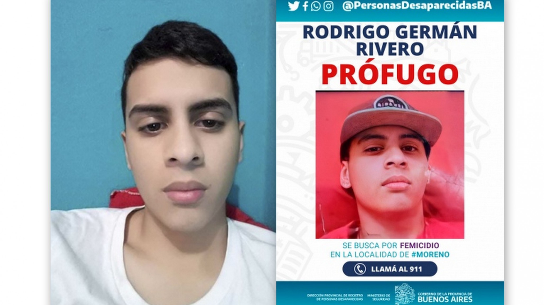 Familia de joven asesinada en Moreno pide “compartan la foto del femicida”