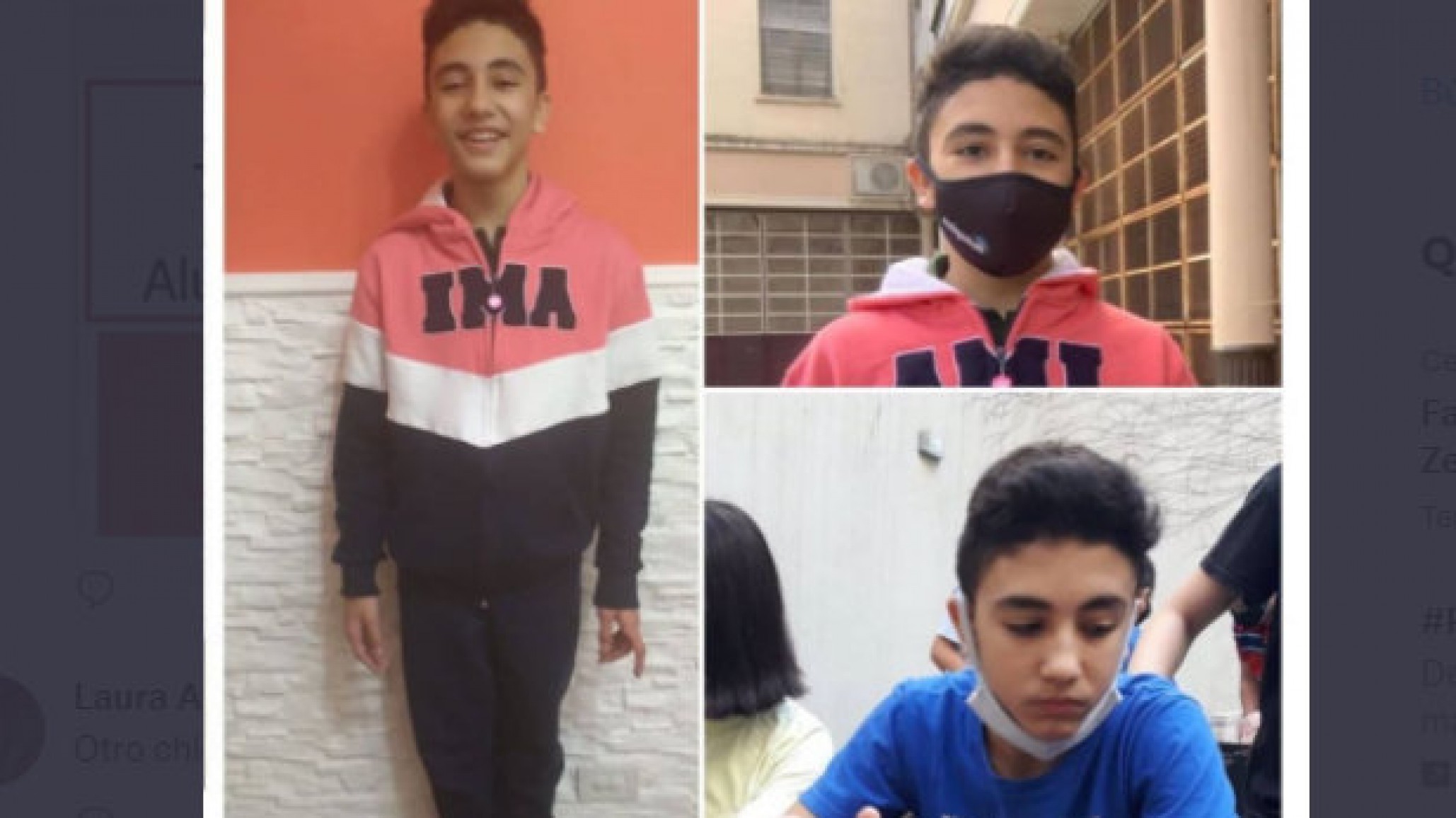 Buscan a adolescente que no llegó al colegio: Se llama Santiago y tiene 12 años