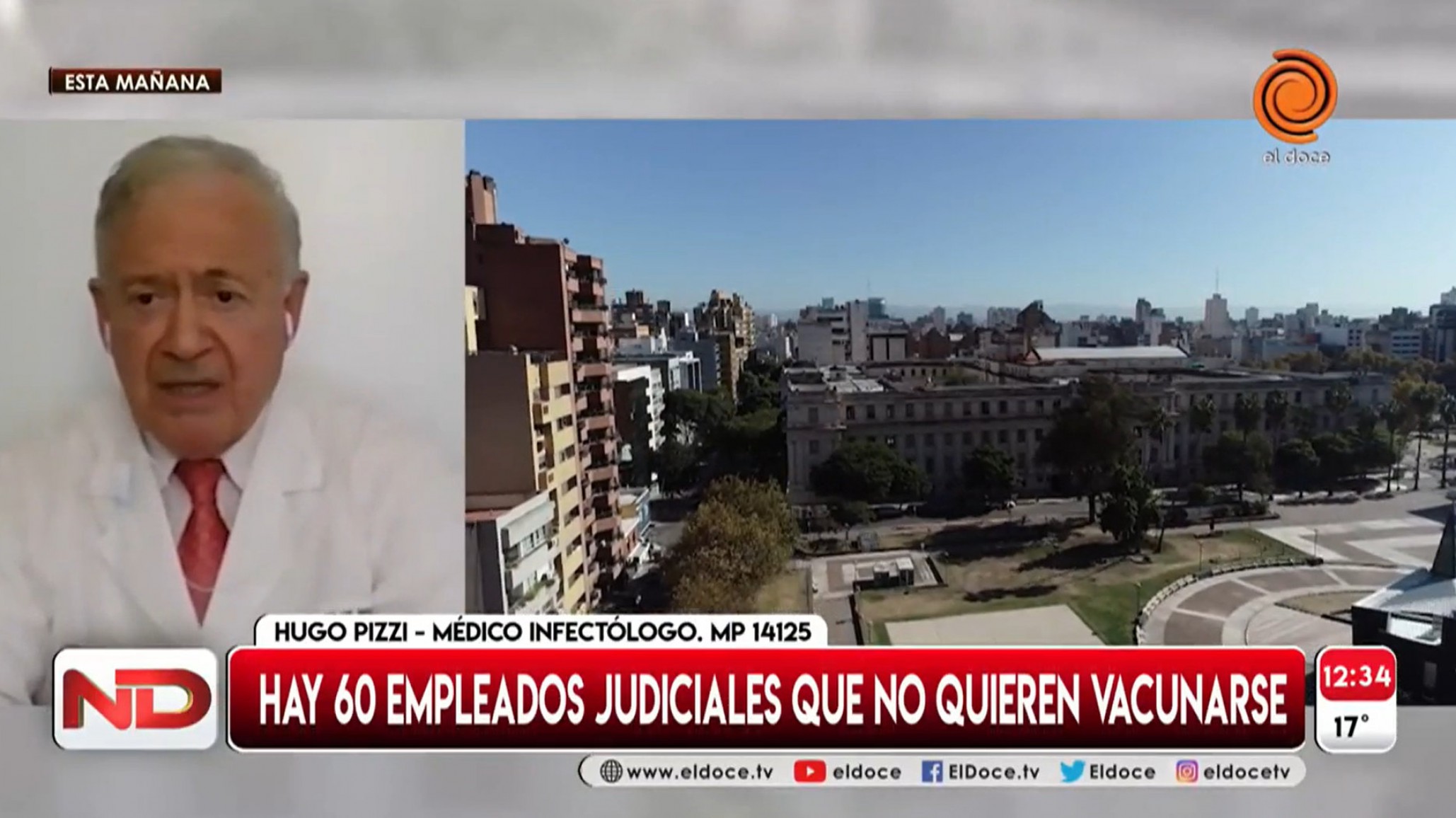 Proponen “hisopado anal” para los judiciales que rechazan la vacuna