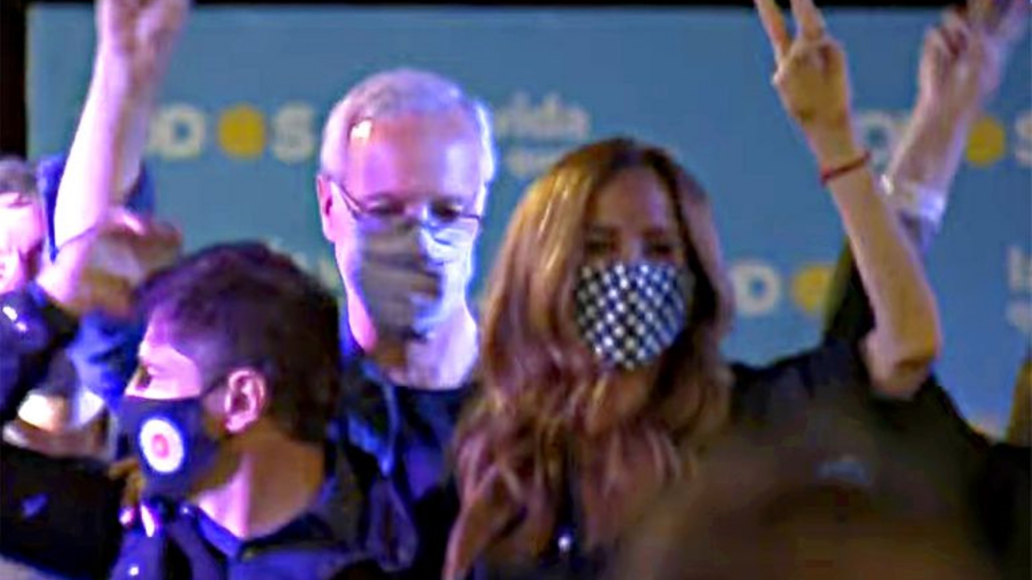 El Frente de Todos festeja en el búnker de PBA