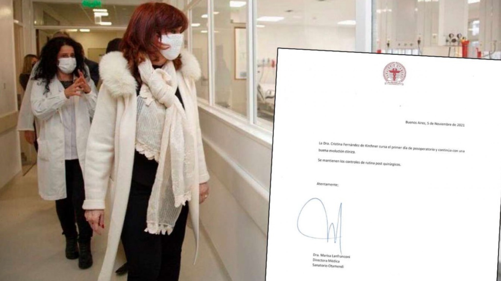 Cristina Kirchner ya tiene el alta médica