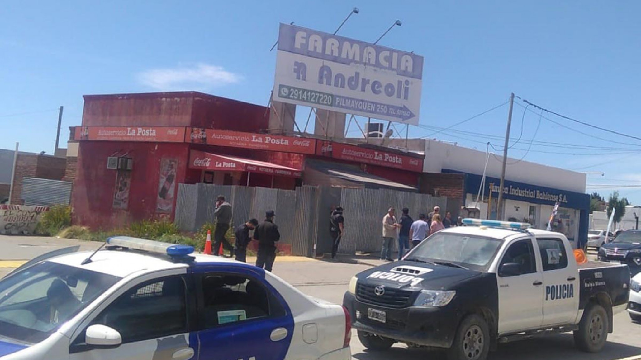 Le puso chapas en el negocio del inquilino “debía el alquiler”