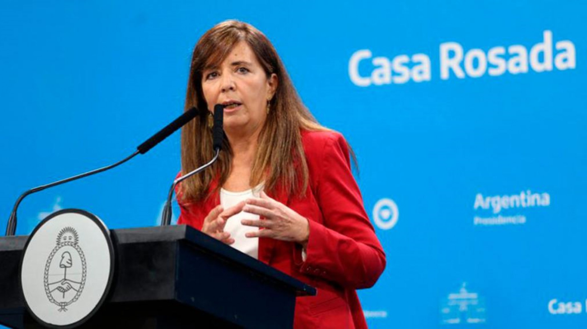Gabriela Cerruti: “El plan económico sigue su rumbo y sigue garantizado”
