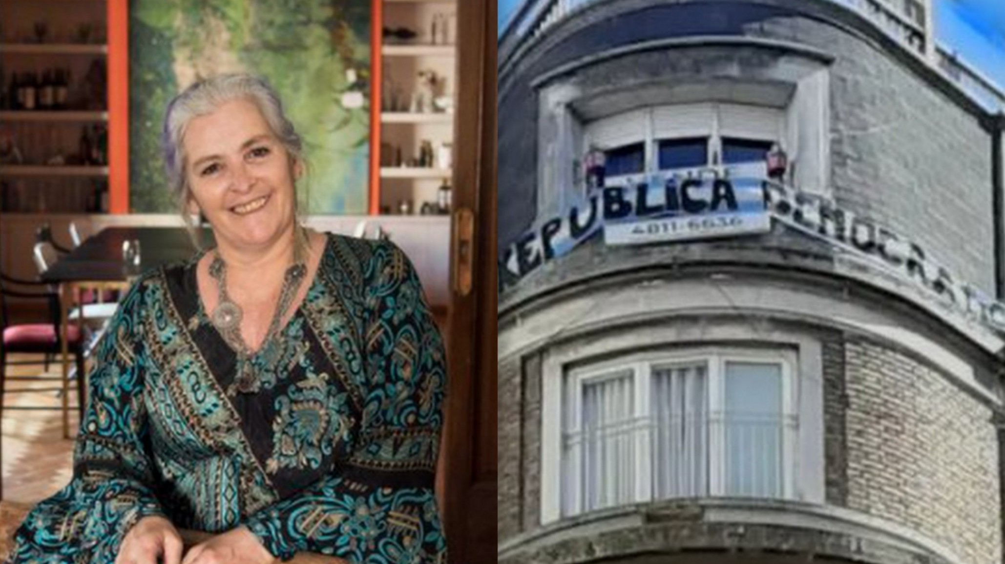 La vecina de Cristina Kirchner aclaró “la bandera no es contra ella”