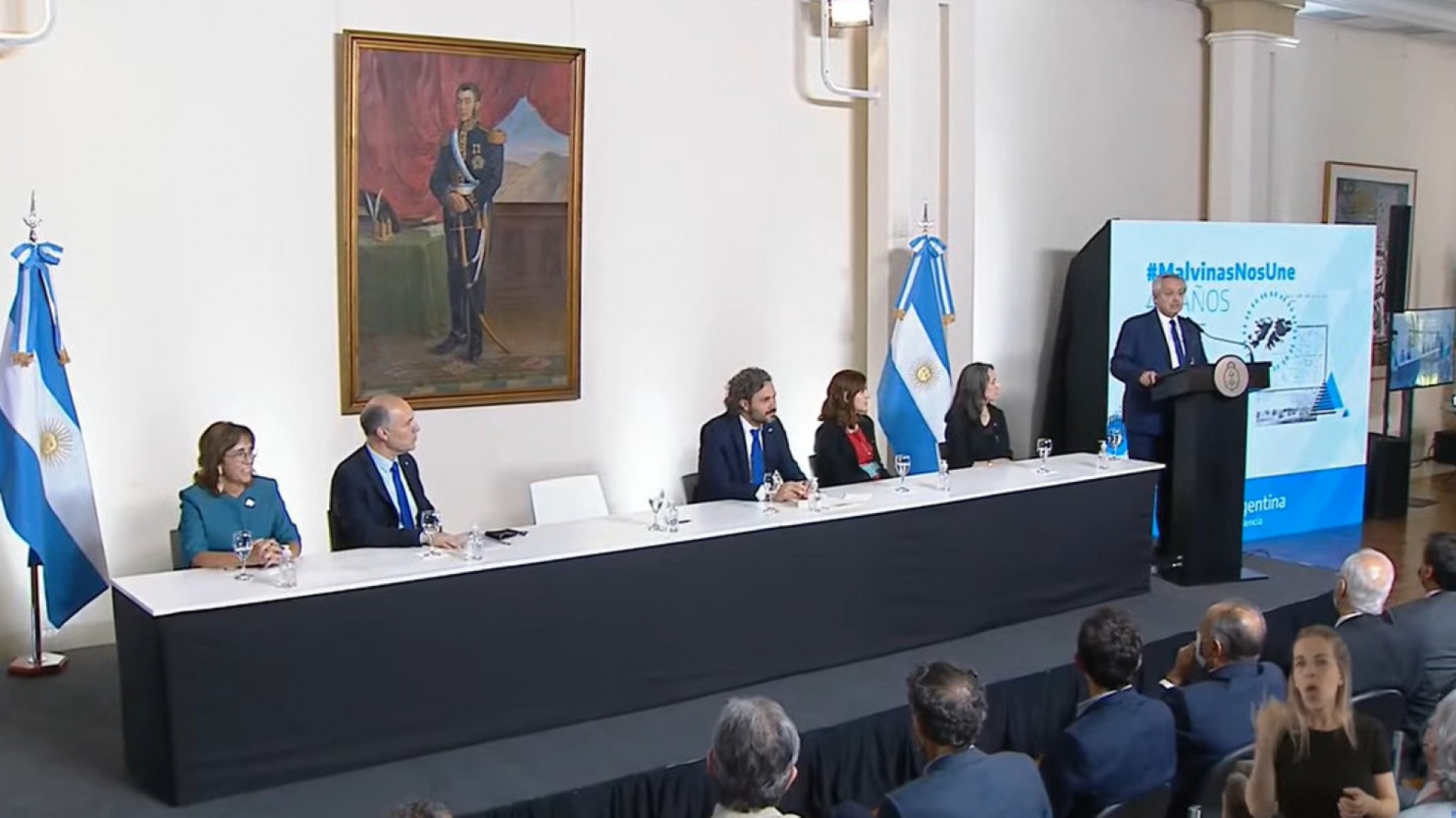 Fernández lanzó la Mesa de Trabajo Interministerial “Agenda Malvinas 40 años”