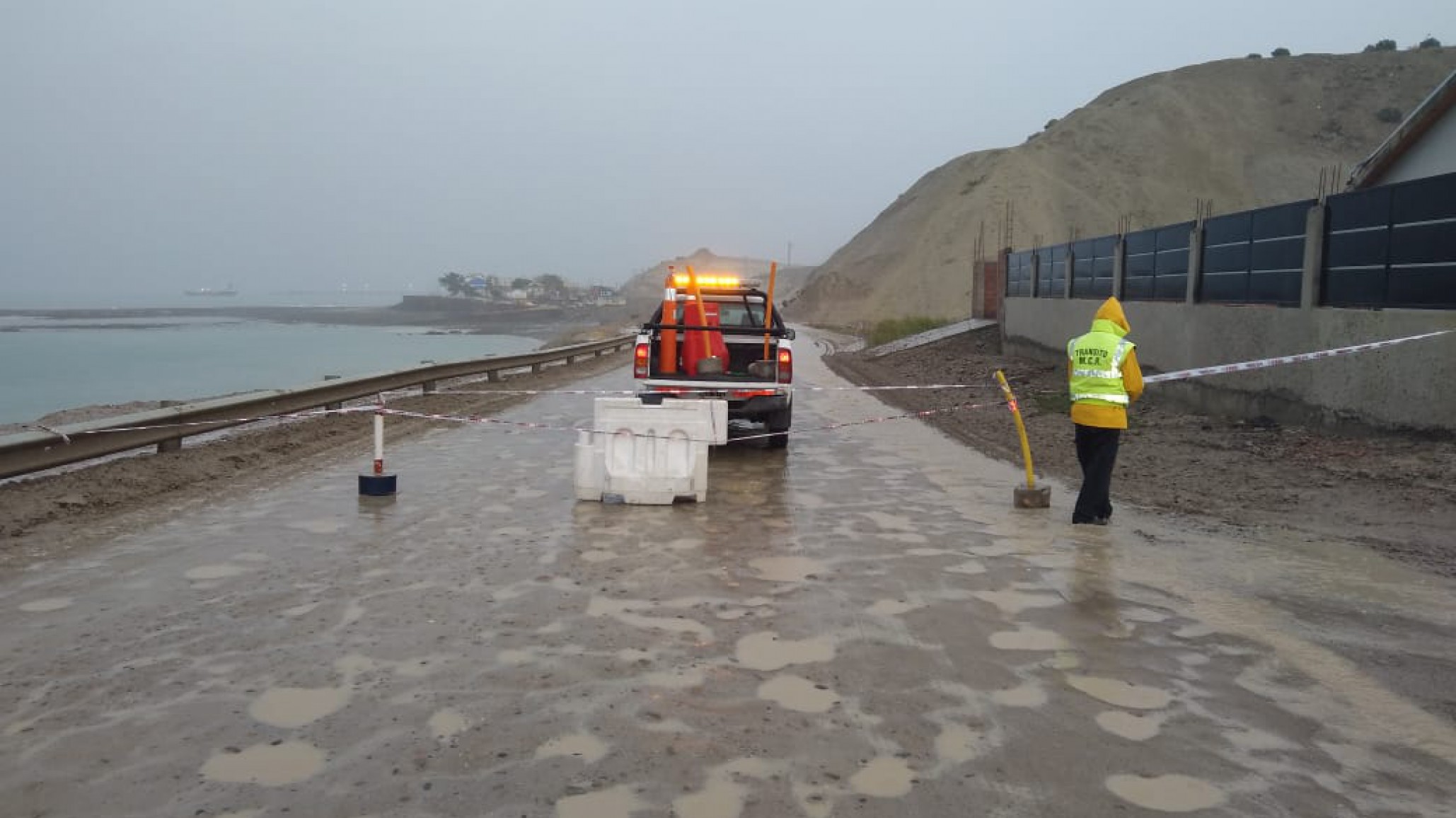 Hay corte de caminos en Comodoro