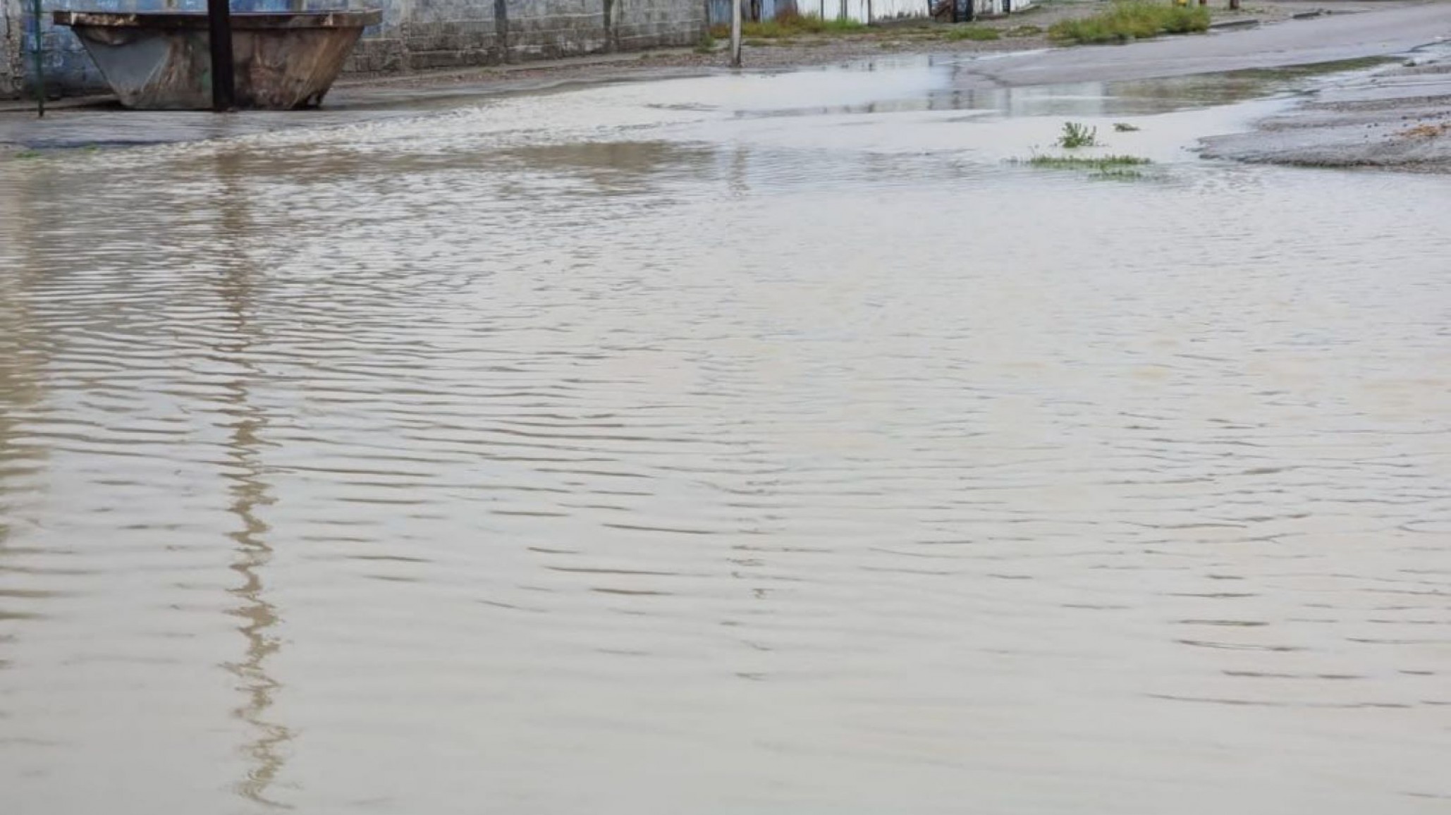 Cayeron 44 milímetros en 24 horas y hubo sectores anegados por la lluvia