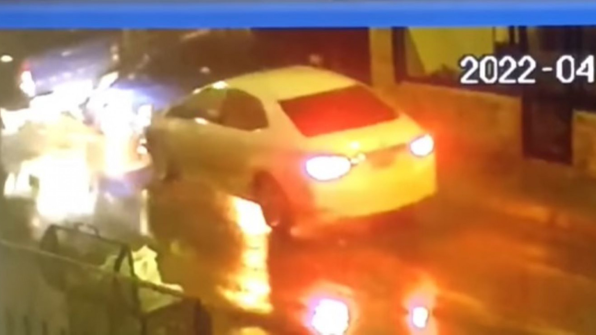 Subió un video para dar con el conductor que le chocó el auto y lo encontró