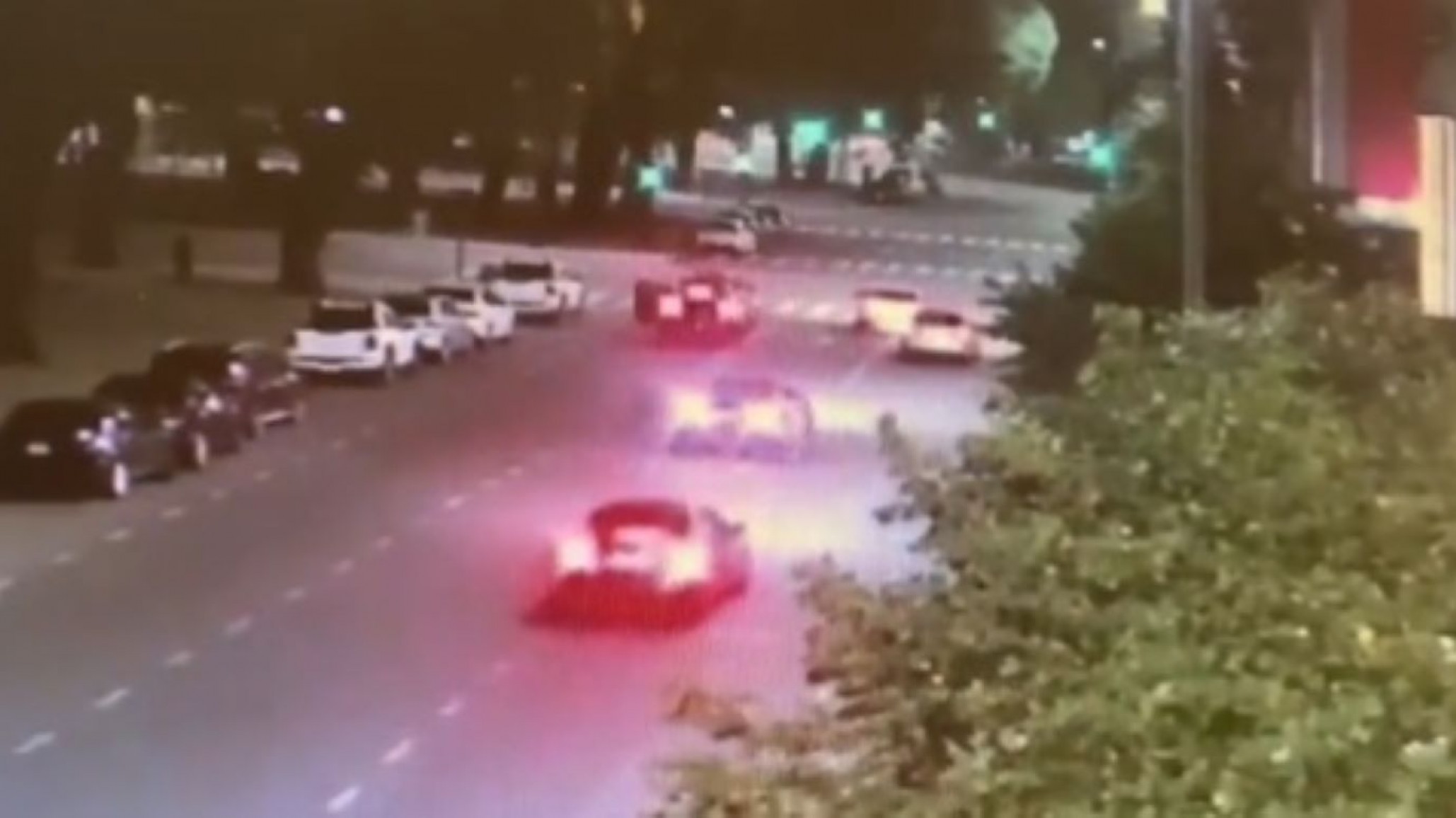 Video: así Salvio atropelló a su ex mujer