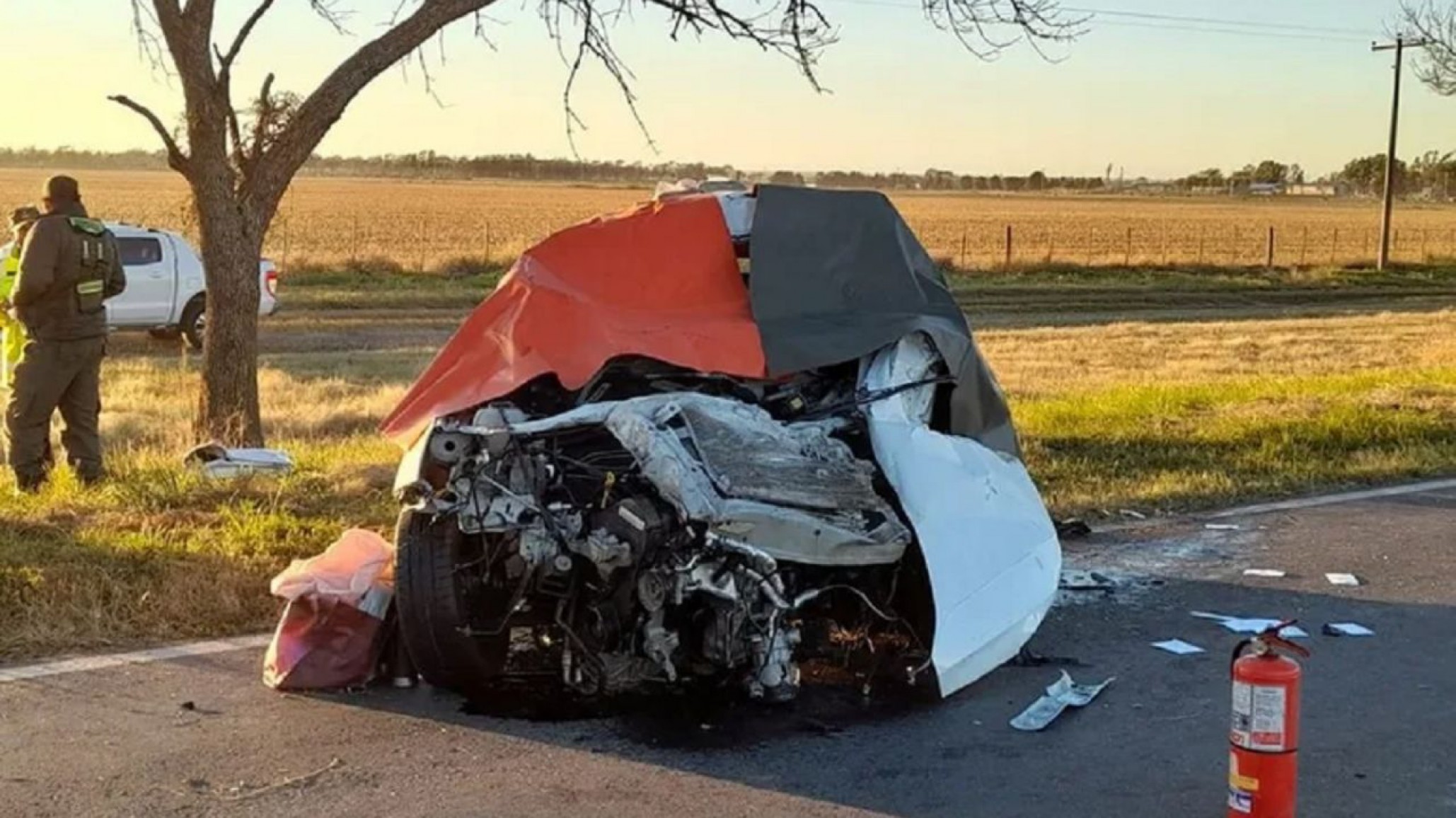 Choque fatal: Viajaba con su familia por Pascuas y murió tras el impacto