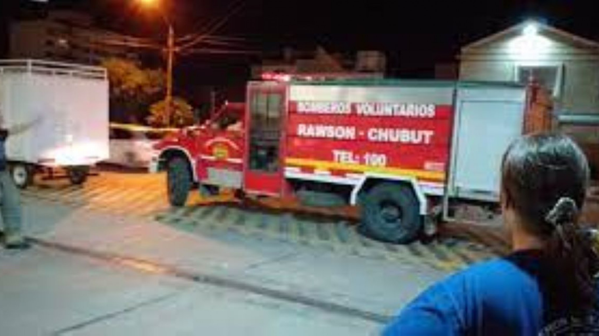Incendio en Madryn: Un hombre tiene el 40% del cuerpo con quemaduras