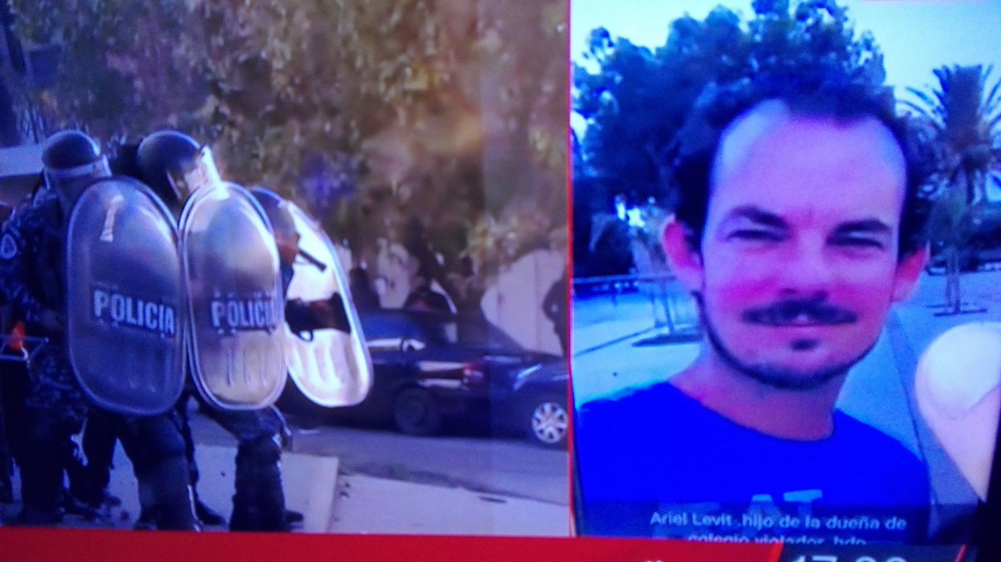 Padres quisieron entrar a un colegio para reclamar por dos casos de abuso y fueron reprimidos por la Policía