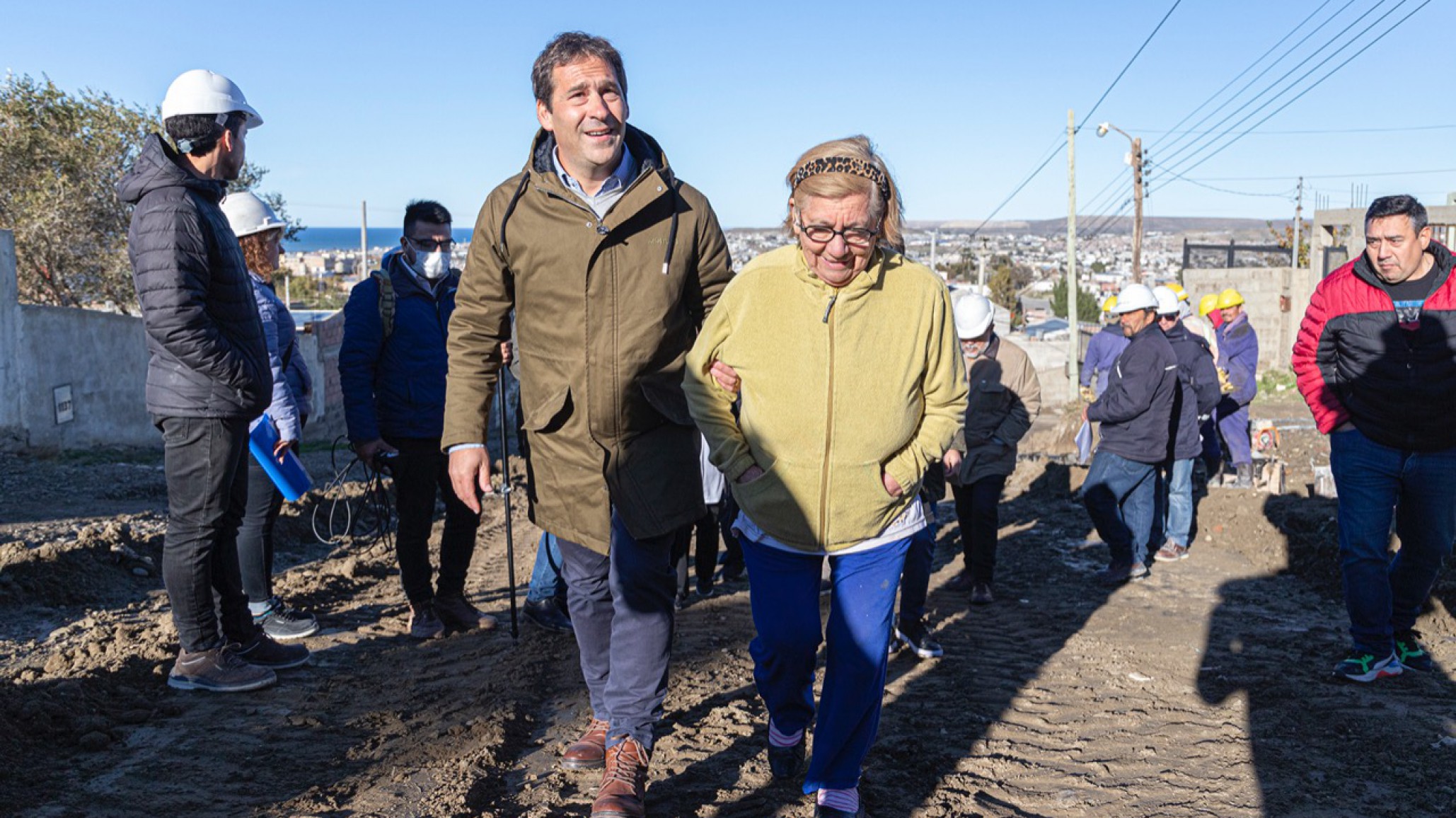 Luque destacó las obras que mejorarán la calidad de vida de los vecinos de la zona alta
