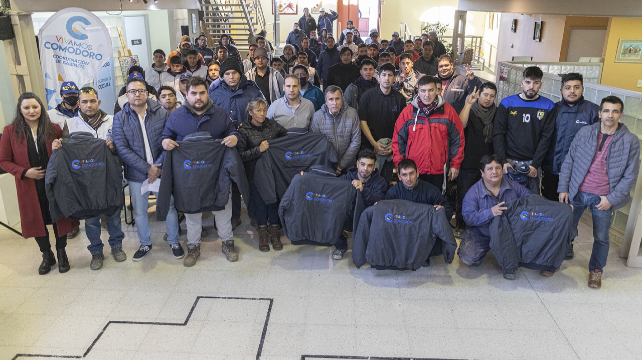 Desde el Municipio procuran que las cuadrillas estén “bien equipados en temporadas de bajas temperaturas”