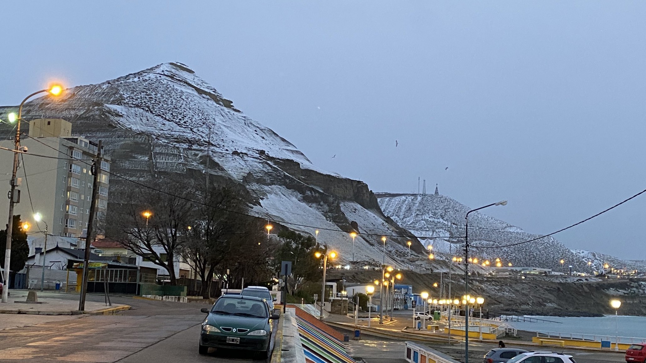 El pronóstico anuncia lluvia y nieve para toda la jornada