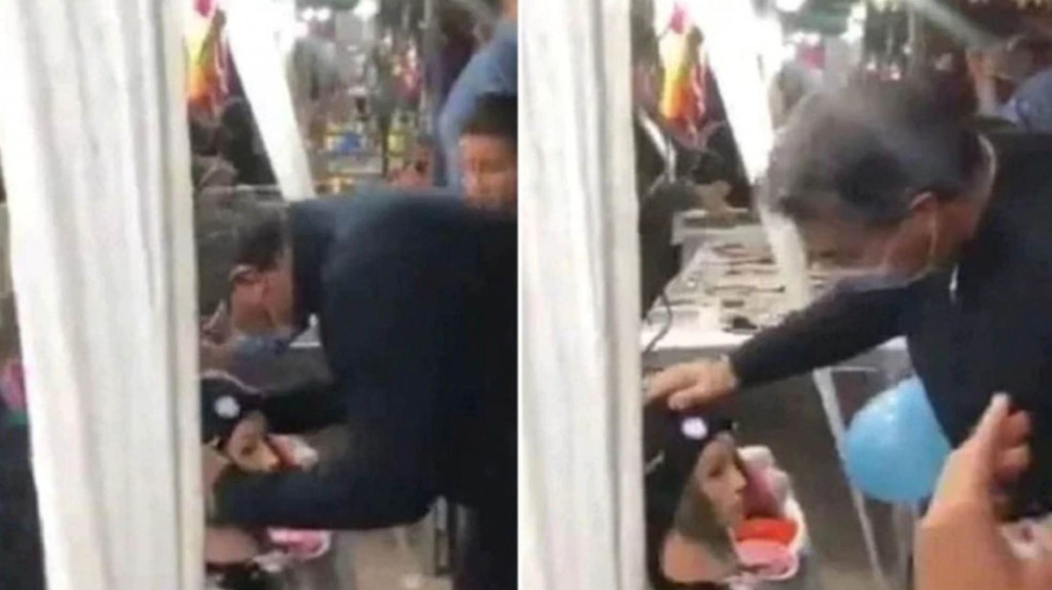 Capitanich le dio un beso en la cabeza a un maniquí “lo confundió con una persona”