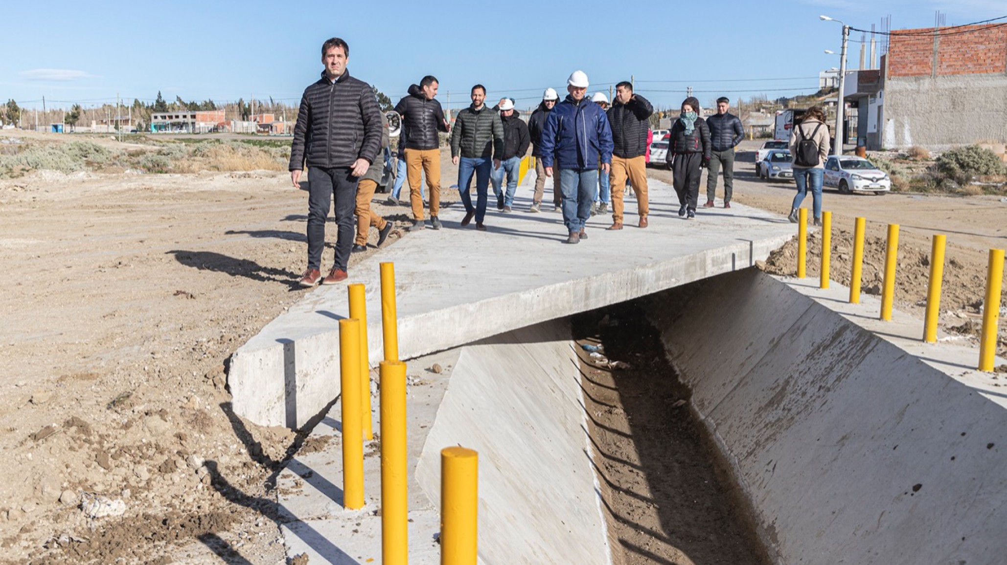 El pluvial en barrio René Favaloro regularizará el sector comprometido como zona inundable