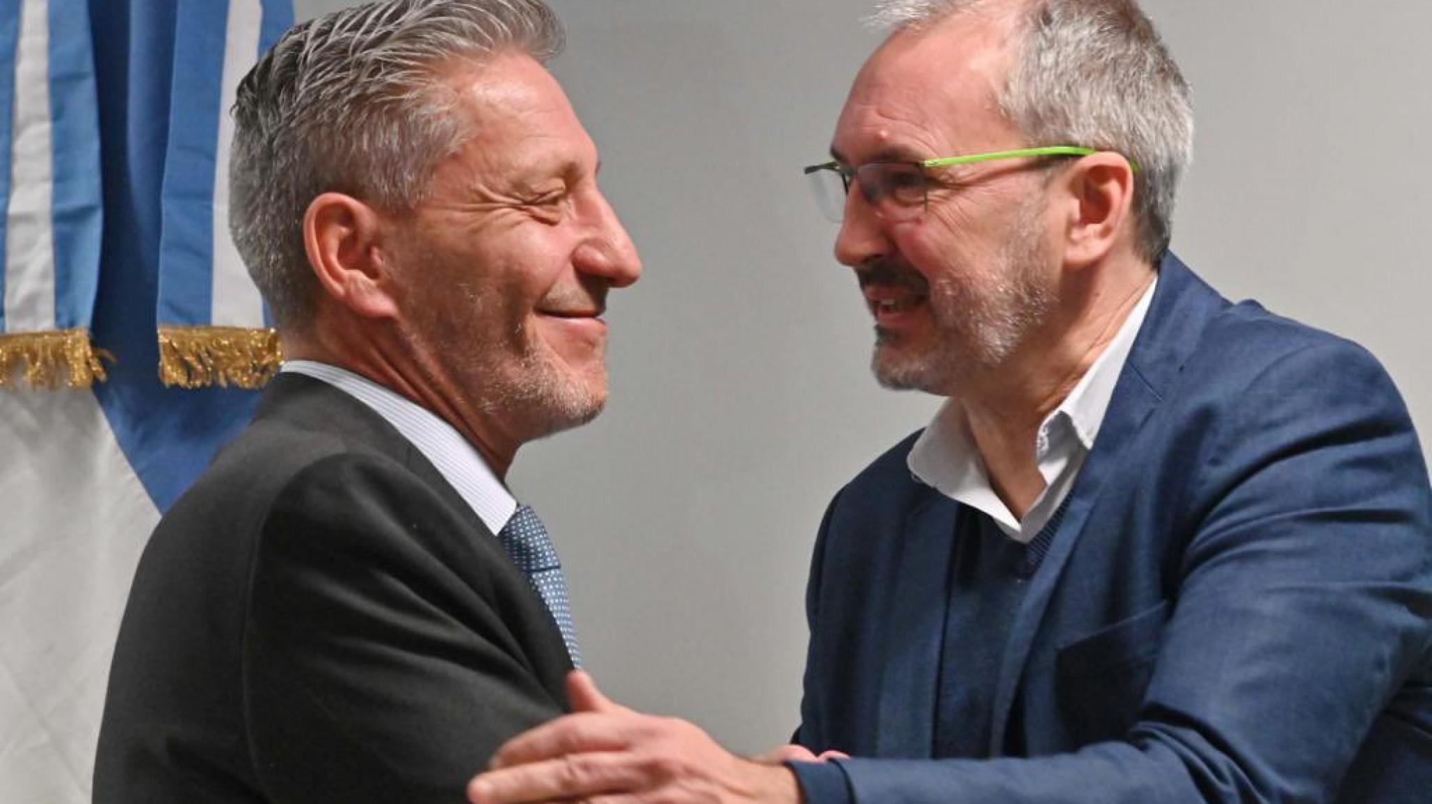 Mariano Arcioni le agradeció a Puratich por su “labor y compromiso con la salud de las y los chubutenses”