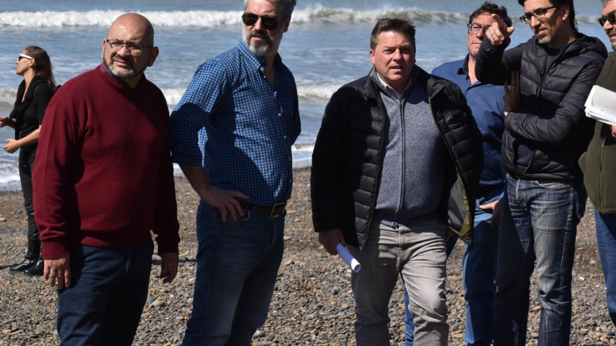 En el marco de la emergencia climática, evalúan obras en el Paseo Costero de Comodoro