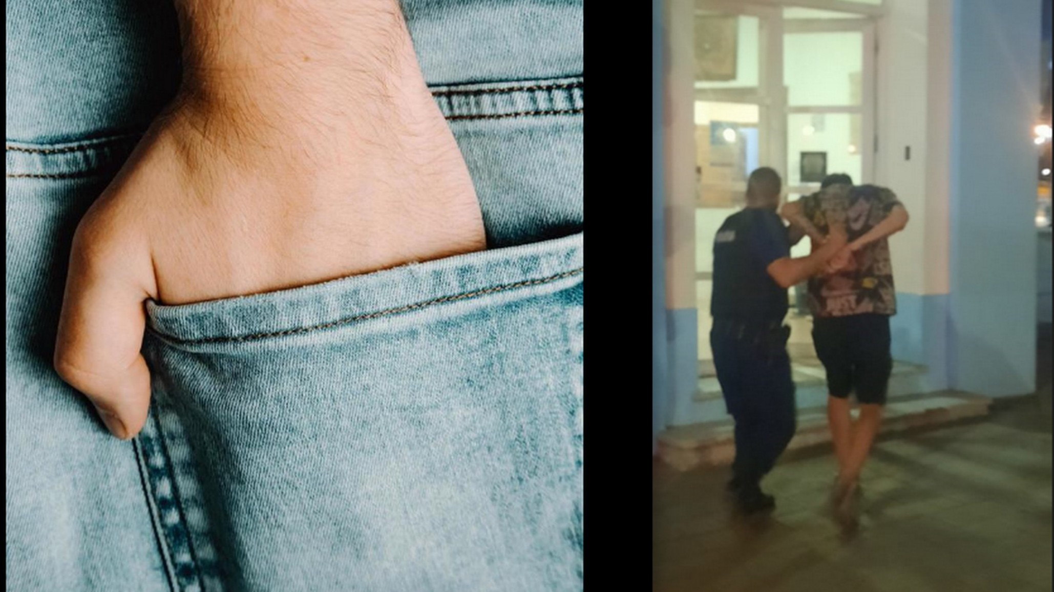 Le metieron la mano en el bolsillo para robarle y persiguió al ladrón en taxi