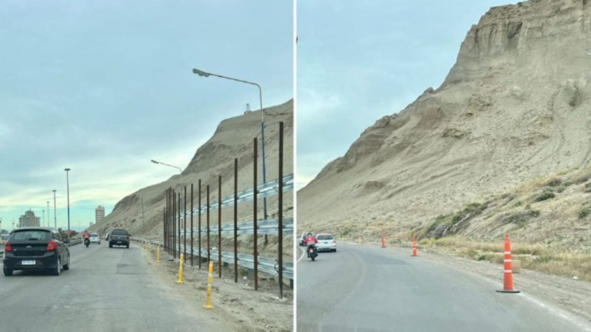 Cerro Chenque: hay dos manos habilitadas para circular en la zona