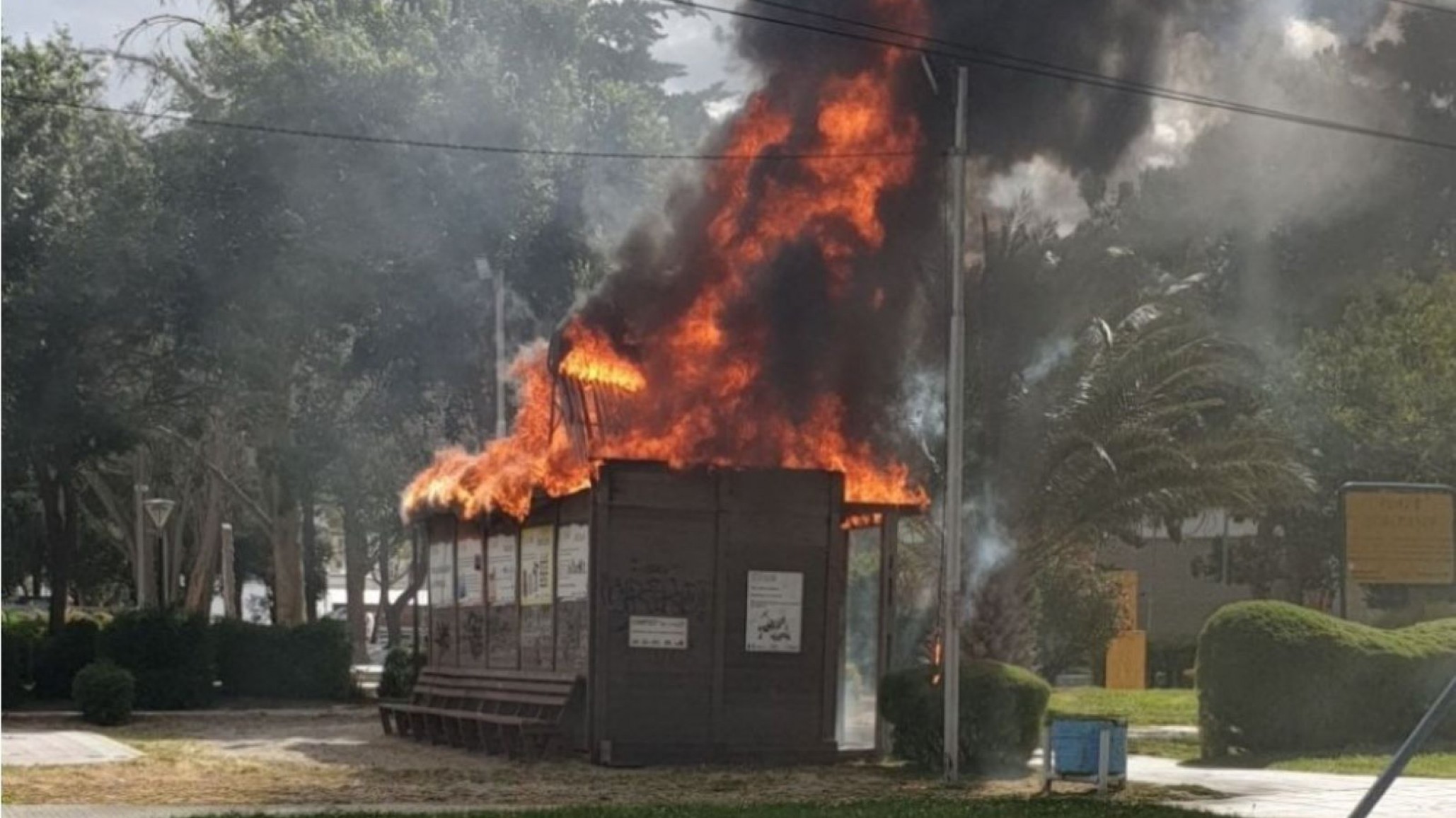 Repudio del intendente al incendio en el punto verde de la costanera