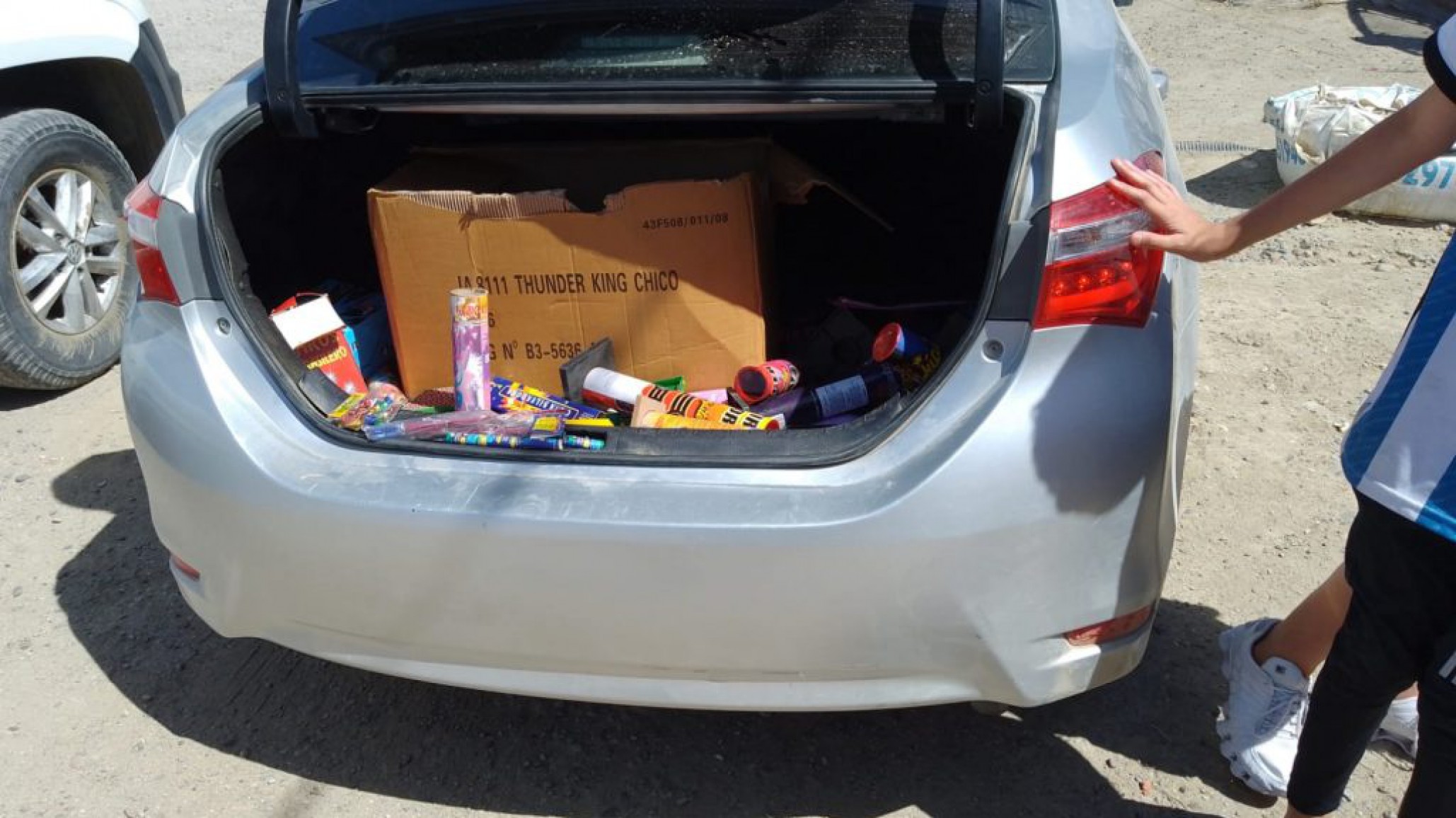 Menor de 12 años vendía pirotecnia