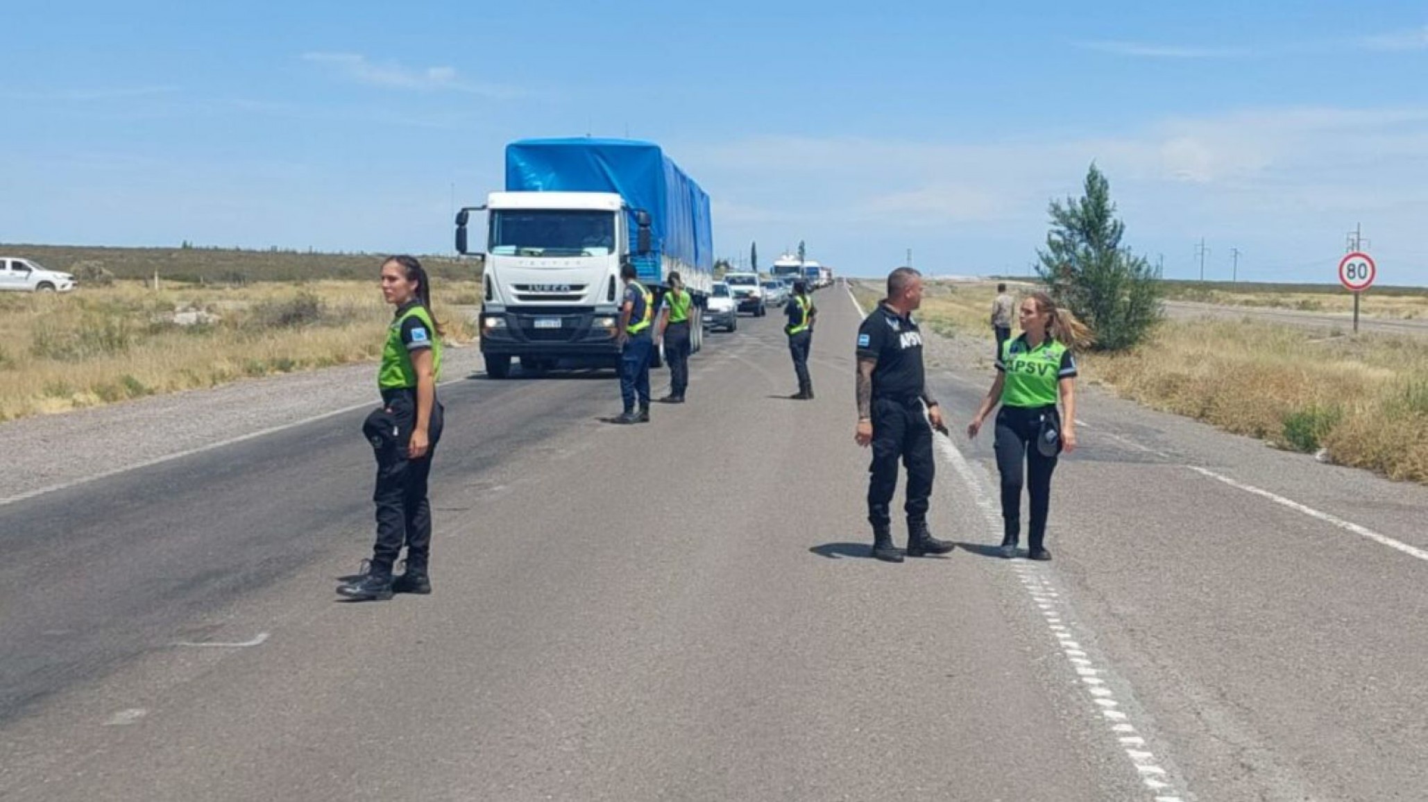 La Ruta N°3 está habilitada con extrema precaución