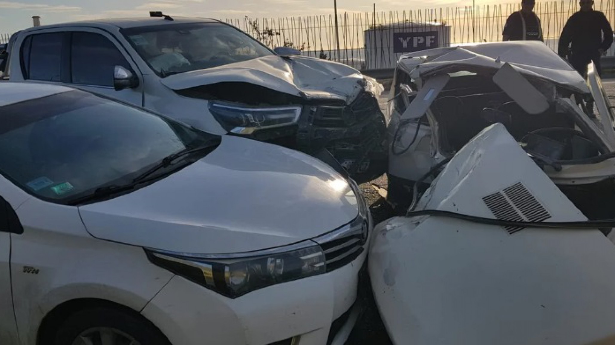 Ruta 3: hubo un triple choque con heridos