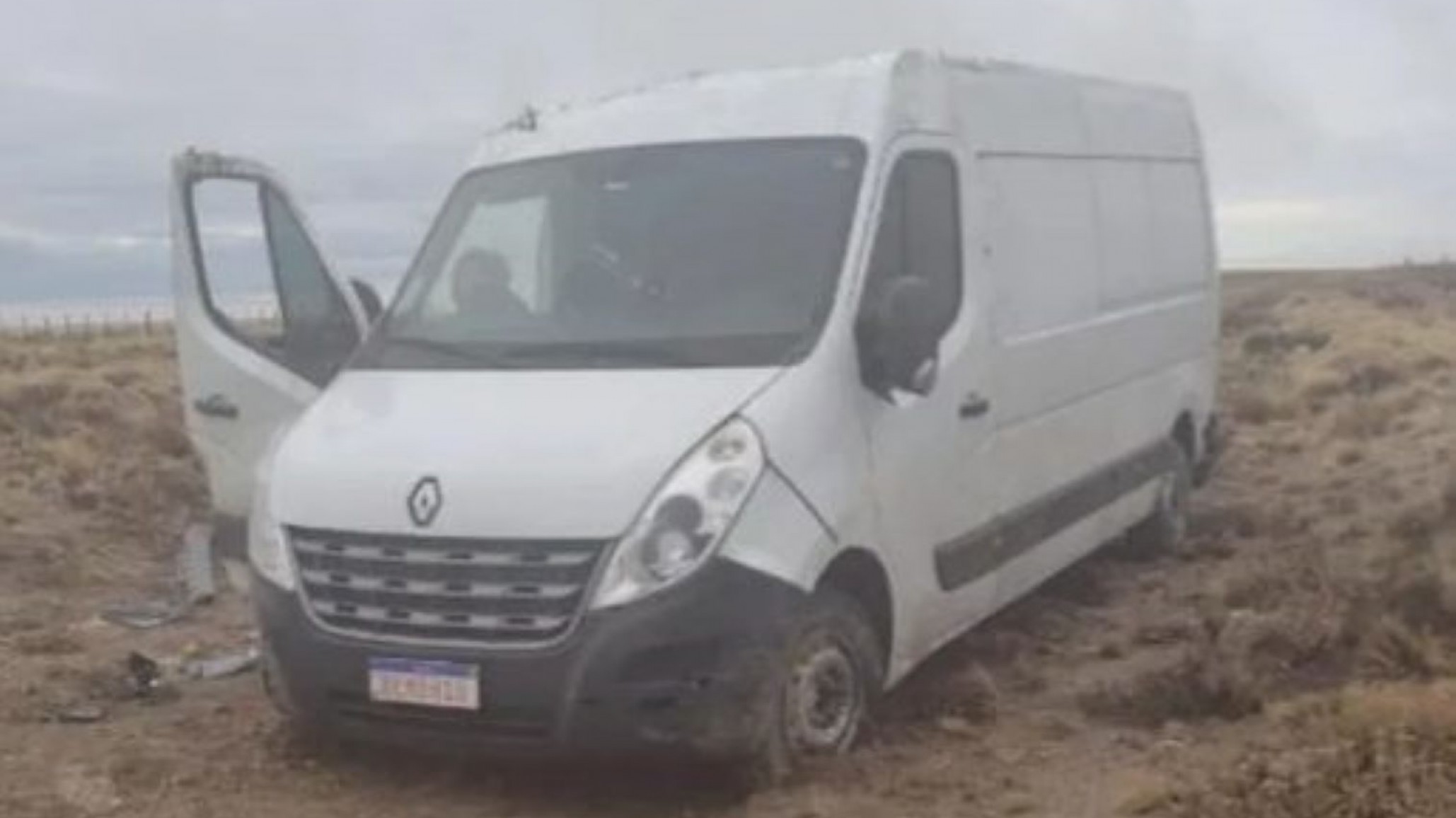 Un turista volcó sobre Ruta N3: “perdió el control por el viento”