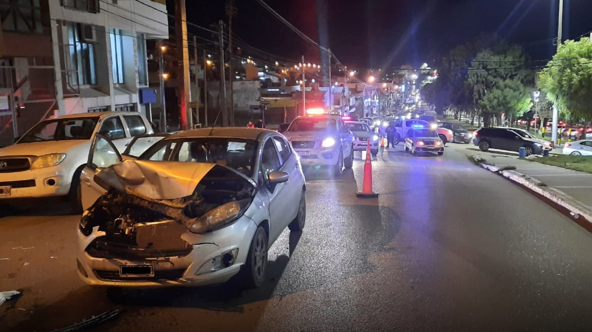 Una bebé tuvo golpes luego de un choque y fue trasladada al Hospital